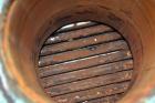 Used Yula U Tube Shell & Tube Heat Exchanger, 672 Square Feet, Model WCV-8J-108AA2S. 316L Stainless steel tubes, tube sheet and bonnet. (321) U tubes rated 150 psi at 350 degrees F., 304 stainless st...