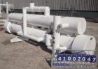 Used Isotherm Multiple Pass Shell and Tube Heat Exchanger, 441 Square Feet, Horizontal, Model ZFC-1615D. Carbon steel shell rated 250 psi at 200 deg F, and -20 deg F at 250 psi, (150) ¾’’ diameter x ...