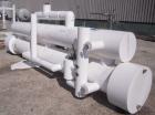 Used Isotherm Multiple Pass Shell and Tube Heat Exchanger, 441 Square Feet, Horizontal, Model ZFC-1615D. Carbon steel shell rated 250 psi at 200 deg F, and -20 deg F at 250 psi, (150) ¾’’ diameter x ...