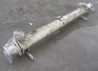 Used Sollich Shell and Tube Heat Exchanger, 40 square feet, horizontal. Carbon steel shell rated 6 bar (87 psi) at 100 degrees C (212 degrees F). (31) 3/4