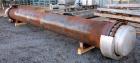 Used Perry Products Multiple Pass Shell & Tube Heat Exchanger, 1905 Square Feet, Horizontal. Carbon steel shell rated 150 psi at 20 to 370 degrees F. (486) 3/4