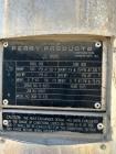 Used Perry Products 225 sq. ft. Vertical Shell and Tube Heat Exchanger. 304L Stainless steel tubes rated 75 psi at 0 to 320 degrees F, 11' Tube length, 104 tube holes. 1' Shell diameter. Stainless st...