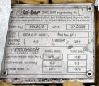 Used Gold-Bar Engineering Ltd. Shell & Tube Heat Exchanger, Stainless Steel, Ho