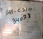 Used Pfaudler Single Pass Shell & Tube Heat Exchanger, 29.9 square feet, vertical. Carbon steel shell rated 100 psi at -20 to 400 deg F. (51) 3/4