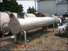 USED: (1) Pfaudler shell & tube heat exchanger, 1035 square foot surface area, 304 stainless steel construction, (330) 3/4