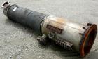 USED: Roben single pass shell and tube heat exchanger, 200 square feet, vertical. Carbon steel shell rated 100 psi at 212 deg F, (204) 3/4