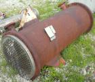 Used Rubicon Single Pass Heat Exchanger, Model VT26C1-72V, 260 Square Feet, 316 Stainless Steel Product Contact, Vertical. (222) Tubes 3/4