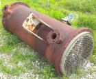 Used Rubicon Single Pass Heat Exchanger, Model VT26C1-72V, 260 Square Feet, 316 Stainless Steel Product Contact, Vertical. (222) Tubes 3/4