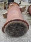 USED: Rubicon single pass heat exchanger, model VT26C1-72V. 260 sq ft,316 stainless steel product contact, carbon steel shell. Shell andtubes rated for 150/FV psi @ 150 deg F, 222 tubes 3/4