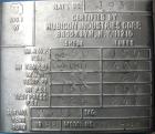 Used Rubicon shell and tube heat exchanger, model VT8A1-48H, 48 square feet, horizontal. Carbon steel shell rated 150 psi at 400 deg F. (73) 9/16