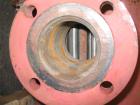 USED: Rubicon shell and tube heat exchanger, 181 square feet, vertical. Carbon steel shell rated 150 psi at 400 deg F, 316L stainless steel tubes rated 150 psi/FV at 400 deg F. 316L stainless steel h...