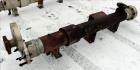 Used Southern Heat Exchanger Shell & Tube Heat Exchanger, Approximate 124 Square Feet, Horizontal. Carbon steel shell rated 100 psi at 350 degrees F. (195) 3/8