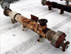 Used Southern Heat Exchanger Shell & Tube Heat Exchanger, Approximate 124 Square Feet, Horizontal. Carbon steel shell rated 100 psi at 350 degrees F. (195) 3/8