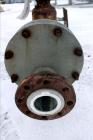 Used Southern Heat Exchanger Shell & Tube Heat Exchanger, Approximate 124 Square Feet, Horizontal. Carbon steel shell rated 100 psi at 350 degrees F. (195) 3/8