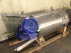 Used- 47 Square Foot(4.4 M2) Terlet Terlotherm Model T2-6 Scraped Surface Heat Exchanger, Wiped Film. 316L Stainless steel s...