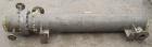 Used Yula U Tube Heat Exchanger, 58 Square Feet, Stainless Steel, Horizontal, Model WCV-2D-66BS. 316L stainless steel shell rated 150 psi at 100 deg F, and –150 deg F at 150 psi. (30) ¾’’ diameter x ...
