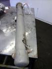 Used Yula U Tube Heat Exchanger, 18 Square Feet, Model CV-2A-60AS, Horizontal. 316 Stainless steel shell rated 150 psi at 40 to 300 degrees F. (11) 5/8