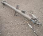 Used Yula U Tube Heat Exchanger, approximately 15 square feet, stainless steel, vertical, model CV-2AA-78AAS. 304L stainless steel shell rated FV/100 psi at 350 deg F, and –20 deg F at FV/100 psi. (9...