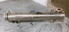 Used Yula Shell and Tube Heat Exchanger, 23 Square Feet, Model CV-2B-60AS