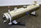 Used Yula Corporation U Tube Heat Exchanger, approximately 103 square feet, horizontal, model CV-2D-60AAS. Carbon steel shell rated FV/150 psi at 375 degrees F.  (80) 1/2’’ diameter x 60