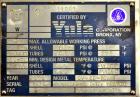 Used Yula Corporation U Tube Heat Exchanger, approximately 103 square feet, horizontal, model CV-2D-60AAS. Carbon steel shell rated FV/150 psi at 375 degrees F.  (80) 1/2’’ diameter x 60