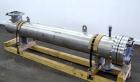 Used Yula U Tube Shell & Tube Heat Exchanger, 144 Square Feet, Model CV-6E-84AS. 316L Stainless steel tubes, 304L tube sheet. (56) U tubes rated 150 psi at 350 degrees F., Atlas Industrial 2205 stain...