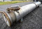 Used- Yula 14 Pass Shell & Tube Heat Exchanger, Approximately 660 Square Feet, Model WC-14M-240CS, 304L Stainless Steel, Hor...