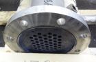 Used Yula Corporation Single Pass Shell & Tube Heat Exchanger, 19 Square Feet, Vertical. Model WC-1A-42AAS. 316L Stainless steel shell rated 120 psi at 350 degrees F. (42) 1/2
