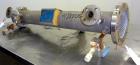 Used Yula Corporation Single Pass Shell & Tube Heat Exchanger, 19 Square Feet, Vertical, Model WC-1A-42AAS