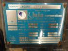 Used (INSTALLED BUT NEVER USED PER ELI LILLY) Yula Corporation Single Pass Shell & Tube Heat Exchanger, 67 Square Feet, Vertical, Model WC-1D-51AS. Carbon steel shell rated 125 psi at -20 to 300 degr...