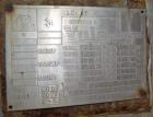 Used Yula Single Pass Shell & Tube Heat Exchanger, Approximately 196 Square Feet, Model WC-1E-96BS, Vertical. Carbon steel shell rated 200 psi at 40 to 400 degrees F. (125) 3/4” diameter x 96” long 3...