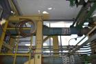 Used- Yula 3 Pass Shell & Tube Heat Exchanger, 90 Square Feet, Model WC-3D-168DS, Horizontal. Carbon steel shell rated 150 p...