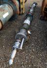 Used Yula 3 Pass Shell & Tube Heat Exchanger, 90 Square Feet, Model WC-3D-168DS, Horizontal. Carbon steel shell rated 150 psi at 40 to 250 degrees F. (21) 1-1/4