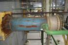 Used Yula 3 Pass Shell & Tube Heat Exchanger, 503 Square Feet, Model WC-3L-168GS, Horizontal. Carbon steel shell rated 108 psi at 40 to 250 degrees F. (93) 1-1/2