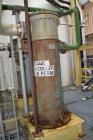 Used Yula 3 Pass Shell & Tube Heat Exchanger, 503 Square Feet, Model WC-3L-168GS, Horizontal. Carbon steel shell rated 108 psi at 40 to 250 degrees F. (93) 1-1/2