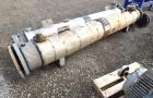 Used Yula 6 Pass Shell & Tube Heat Exchanger, 196 Square Feet, Model WC-6F-120BS, 304L Stainless Steel, Horizontal. 304L Stainless steel shell rated 80 psi at 40 to 250 degrees F. (102) 3/4” diameter...