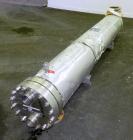 Used Yula Corporation U Tube Heat Exchanger, approximately 156 square feet, horizontal, model WCV-2E-111BS. 304L Stainless steel shell rated 150 psi at 300 degrees F.(42) 3/4’’ diameter x 111