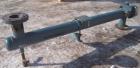 Used Yula U Tube Heat Exchanger, ModelWCV-4AA-60AS. Approximately 3.68 square feet, horizontal. Carbon steel shell rated 150 psi at 300 deg F. (4) 5/8'' diameter x 60