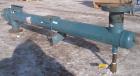 Used Yula U Tube Heat Exchanger, ModelWCV-4AA-60AS. Approximately 3.68 square feet, horizontal. Carbon steel shell rated 150 psi at 300 deg F. (4) 5/8'' diameter x 60