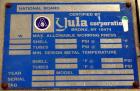 Used Yula Corporation U Tube Heat Exchanger, approximately 71 square feet, horizontal, model WCV-6C-90AS.304L Stainless steel shell rated 150 psi at 300 degrees F.(26) 5/8’’ diameter x 90