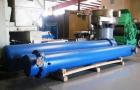 Used-Yula Shell and Tube Heat Exchanger, Model WCV-8F-144AAS. Design shell and tube for 150 psi @ 300 deg F. 412 square foot...
