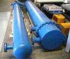 Used-Yula Shell and Tube Heat Exchanger, Model WCV-8J-144A2S. Design shell and tube for 150 psi @ 300 deg F. 724 square foot...