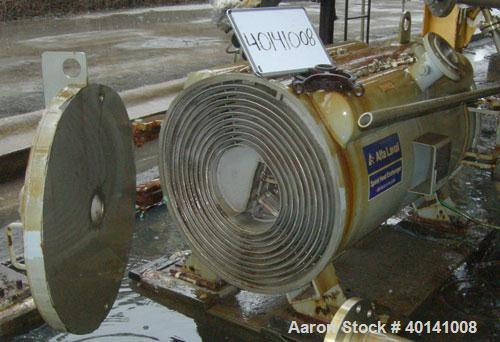 Used: Alfa Laval Thermal American heat treat spiral heat exchanger, 580 square feet, type 1-H, carbon steel heads.  Internal: 316L stainless steel, 1.56" thick rated 150 psi @ 275 deg F/ -20 deg F @ ...