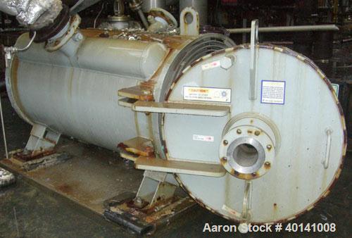 Used: Alfa Laval Thermal American heat treat spiral heat exchanger, 580 square feet, type 1-H, carbon steel heads.  Internal: 316L stainless steel, 1.56" thick rated 150 psi @ 275 deg F/ -20 deg F @ ...