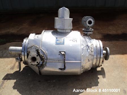 Used Stainless Steel Alfa Laval Spiral Heat Exchanger, Model 284 