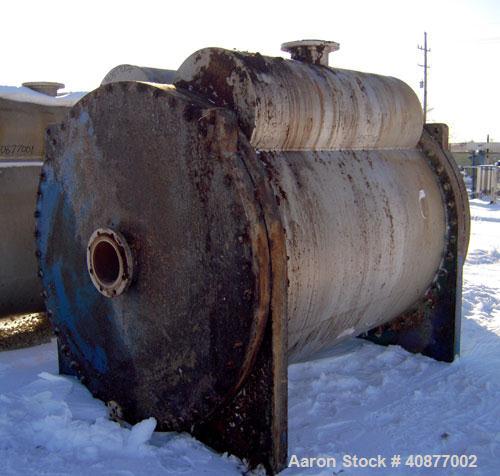 Used APV International Limited Horizontal Spiral Heat Exchanger, Type 1. 2413 square feet, 316 stainless steel shell. Hot and cold side rated 85 psi at 230 deg F. Carbon steel removable heads. Openin...