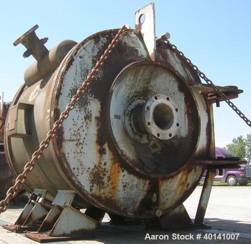 Used Alfa Laval Thermal Horizontal Spiral Heat Exchanger, Model 1H. 495 Square feet, 316L stainless steel product contact areas. Hot and cold side rated 150 psi at 275 deg F. Carbon steel removable h...
