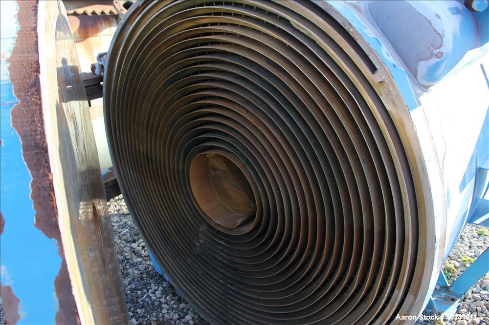 Used Alfa Laval Thermal Horizontal Spiral Heat Exchanger, Model 1H