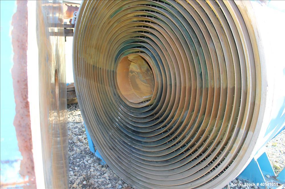 Used Alfa Laval Thermal Horizontal Spiral Heat Exchanger, Model 1H