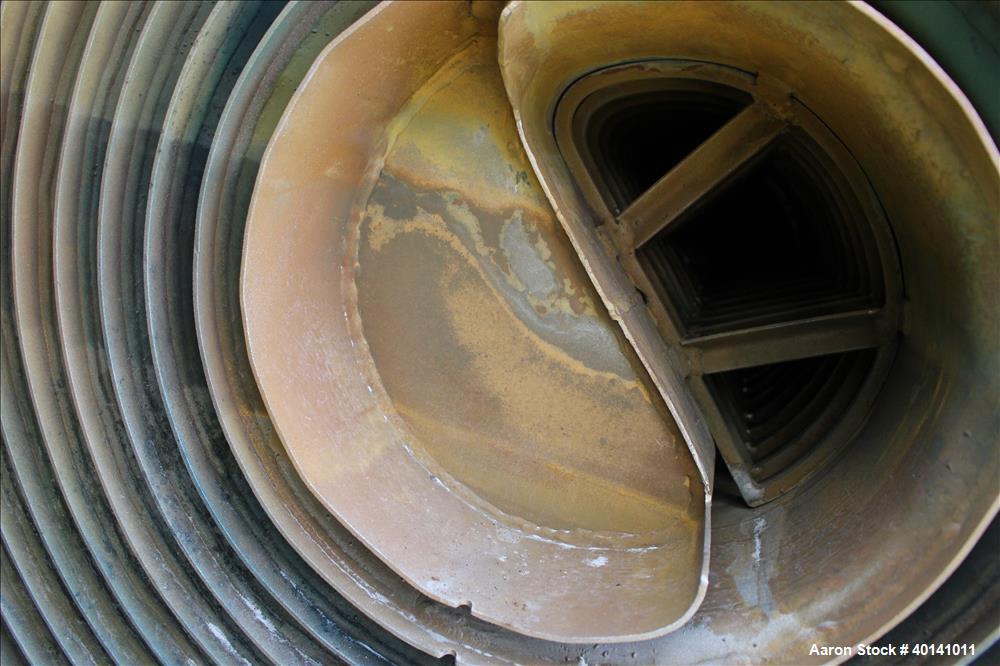Used Alfa Laval Thermal Horizontal Spiral Heat Exchanger, Model 1H